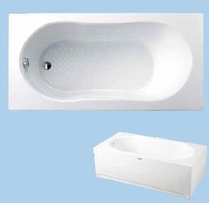 SANACRYL 150X75 AKRİLİK PANELLİ KÜVET (Kabuk+Ayak+Ön Panel+Yan Panel) A-130