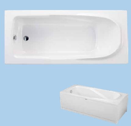 SANACRYL 160X70 AKRİLİK PANELLİ KÜVET (Kabuk+Ayak+Ön Panel+Yan Panel) A-117