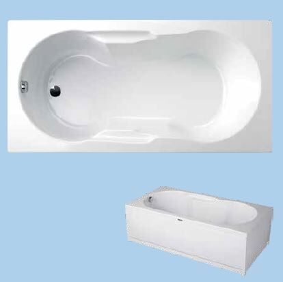 SANACRYL 160X80 AKRİLİK PANELLİ KÜVET (Kabuk+Ayak+Ön Panel+Yan Panel) A-127