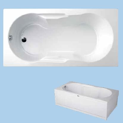 SANACRYL 160X80 AKRİLİK PANELLİ KÜVET (Kabuk+Ayak+Ön Panel+Yan Panel) A-127