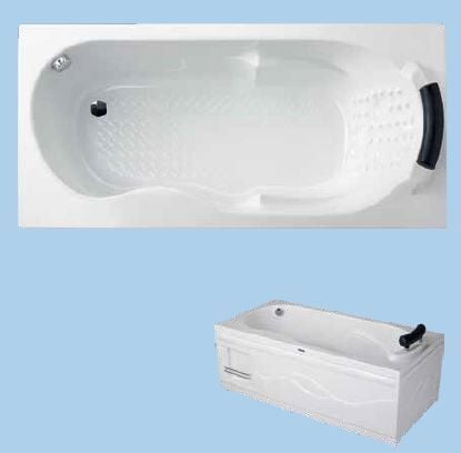 SANACRYL 165X80 AKRİLİK PANELLİ KÜVET (Kabuk+Ayak+Ön Panel+Yan Panel) A-139