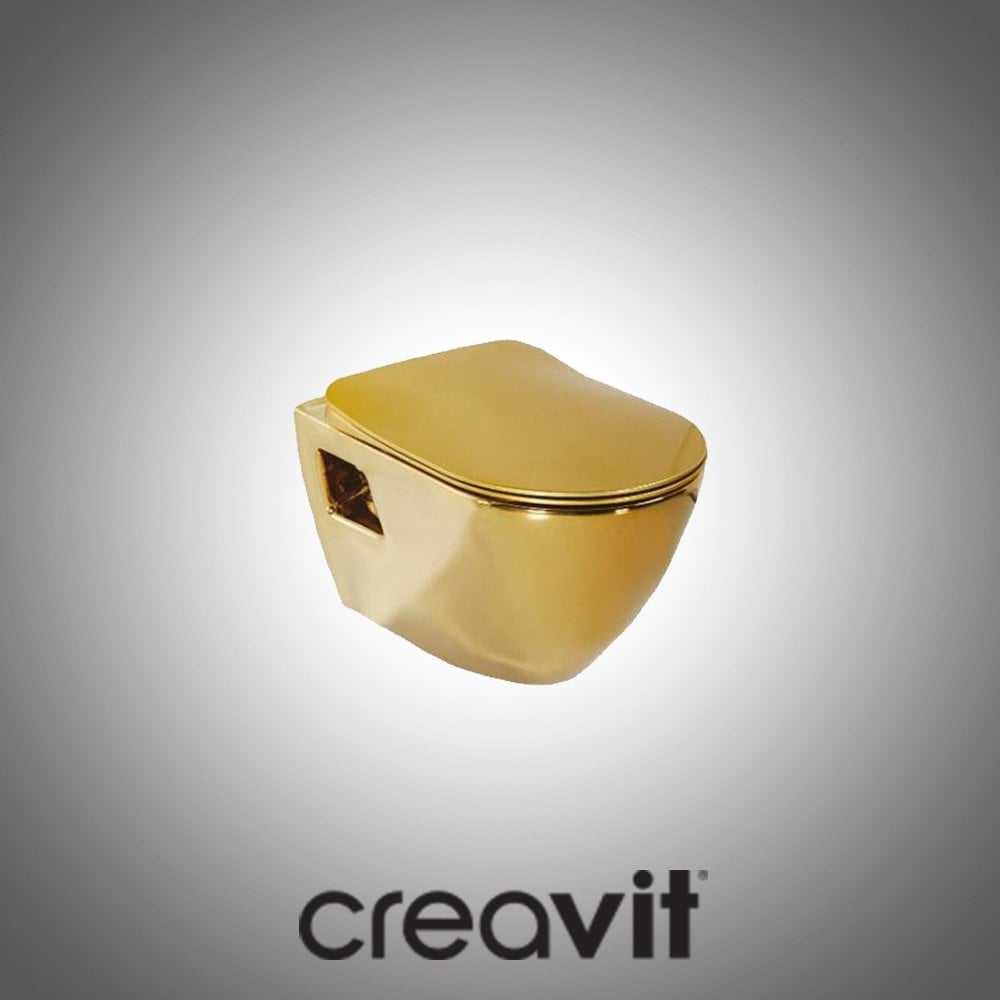 Creavit TP 325 Terra Asma Klozet - Altın Kaplama