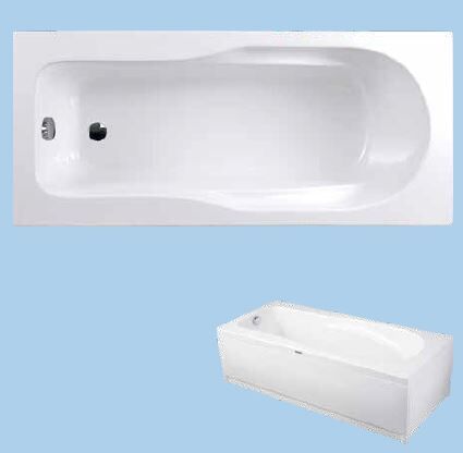 SANACRYL 170X75 AKRİLİK PANELLİ KÜVET (Kabuk+Ayak+Ön Panel+Yan Panel) A-110