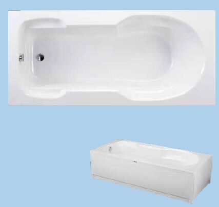 SANACRYL 185X85 AKRİLİK PANELLİ KÜVET (Kabuk+Ayak+Ön Panel+Yan Panel) A-122