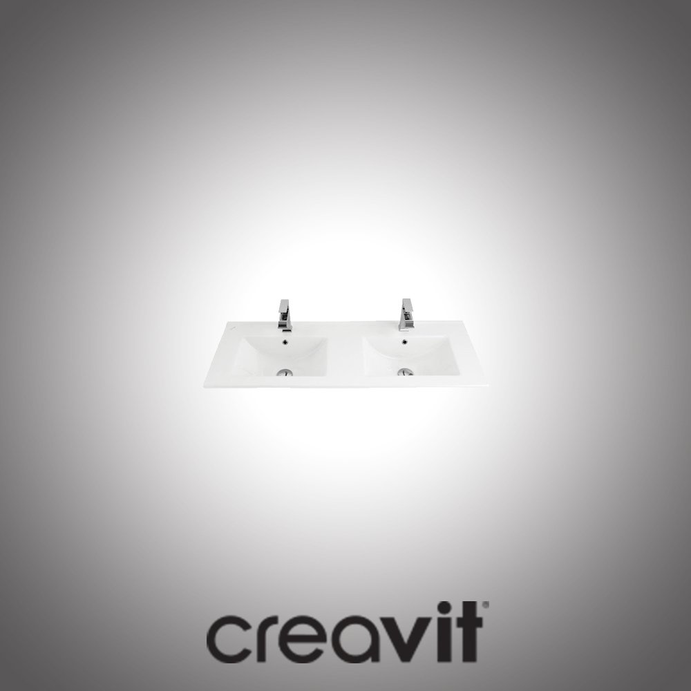 Creavit Su 46X121 Çift Hazneli Lavabo