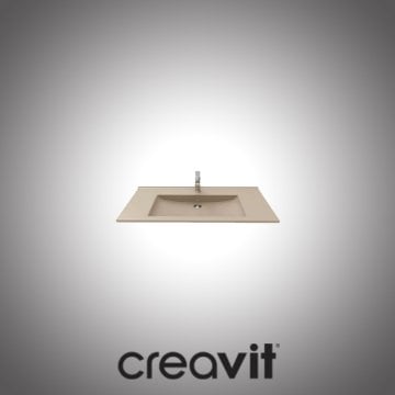 Creavit Su 45x100 cm Lavabo - Cappucino Mat