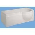 SANACRYL 170X70X90 AKRİLİK PANELLİ KÜVET (Kabuk+Ayak+Ön Panel+Yan Panel) A-115