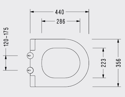 Serel Irmak Slim Yavaş Kapanan PP Klozet Kapak