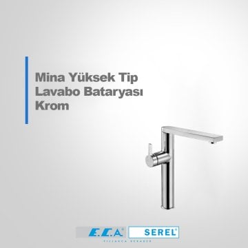 Eca Mina Yüksek Tip Lavabo Bataryası