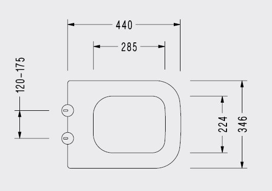 Serel Pelin Slim Yavaş Kapanan PP Klozet Kapak