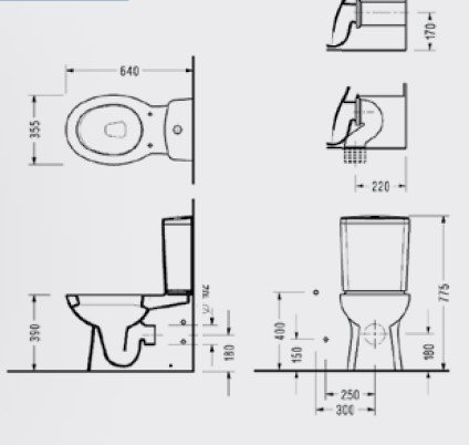 Serel Etna BTW Klozet + Rezervuar