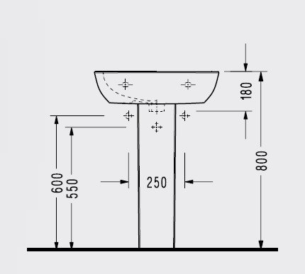 Serel Etna 46x56 cm Lavabo
