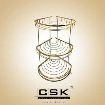 20x20 Deniz Üçlü Süngerlik Altın