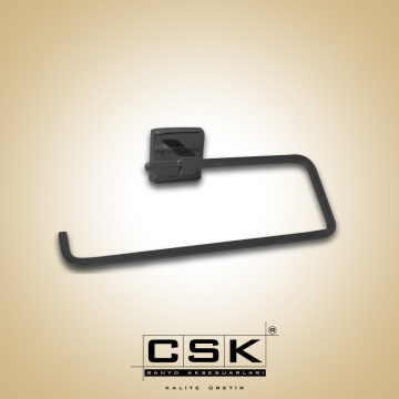 Aksu Açık Kağıt Havluluk Mat Siyah