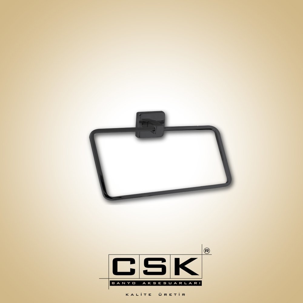 Aksu Halka Havluluk Mat Siyah