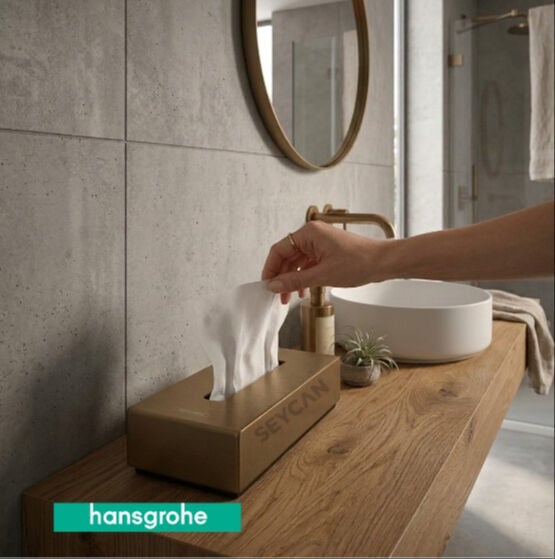 Hansgrohe AddStoris Bronz Mendil Kutusu