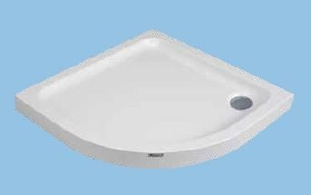 SANACRYL 95X95 DUŞ TEKNESİ Oval Oturmalı Monoblok A-306