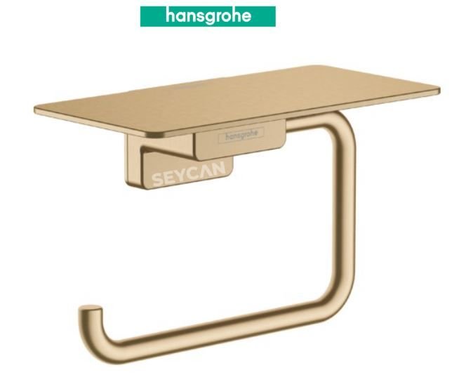 Hansgrohe AddStoris Bronz Raflı Tuvalet Kağıtlığı