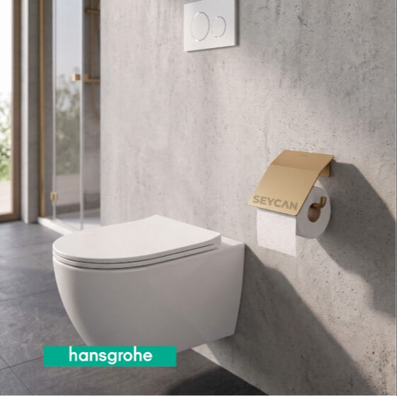Hansgrohe AddStoris Bronz Kapaklı Tuvalet Kağıtlığı