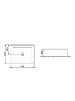 NEWARC SİLVER KÖŞELİ ÇANAK KROM