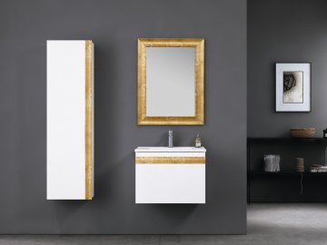 Orka Banyo Silver Collection Boston 60 cm Banyo Dolabı
