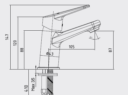 Eca Spylos Lavabo Bataryası