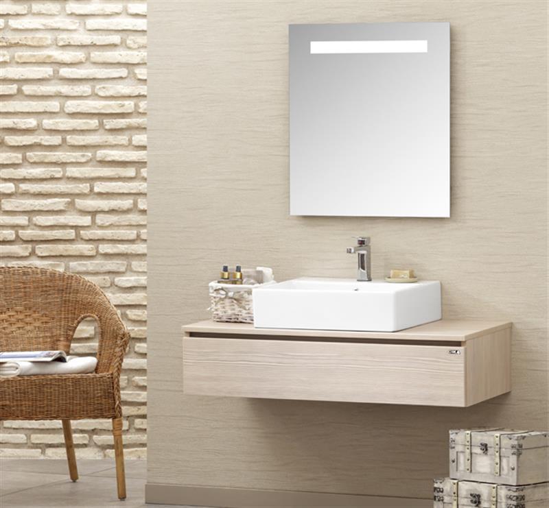 Orka Banyo Silver Collection Küre 80 cm Banyo Dolabı