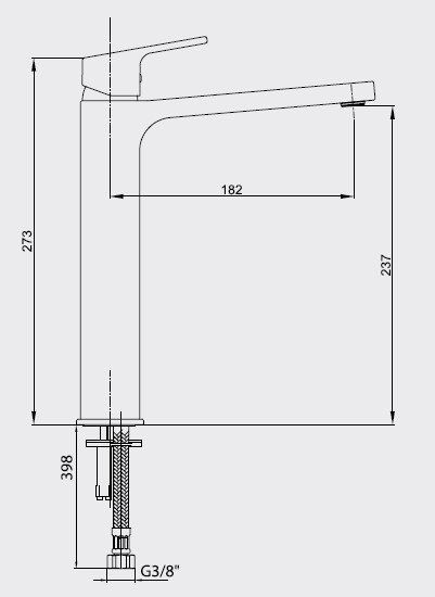 Eca Tiera Yüksek Tip Lavabo Bataryası