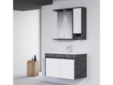 Orka Banyo Bronze Collection Göksu 85 cm Banyo Dolabı