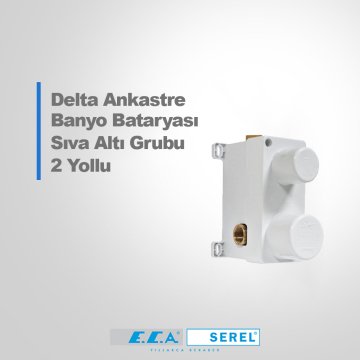 Eca Ankastre Banyo Bataryası Sıva Altı Grubu 2 Yollu