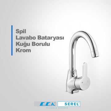 Eca Spil Kuğu Lavabo Bataryası