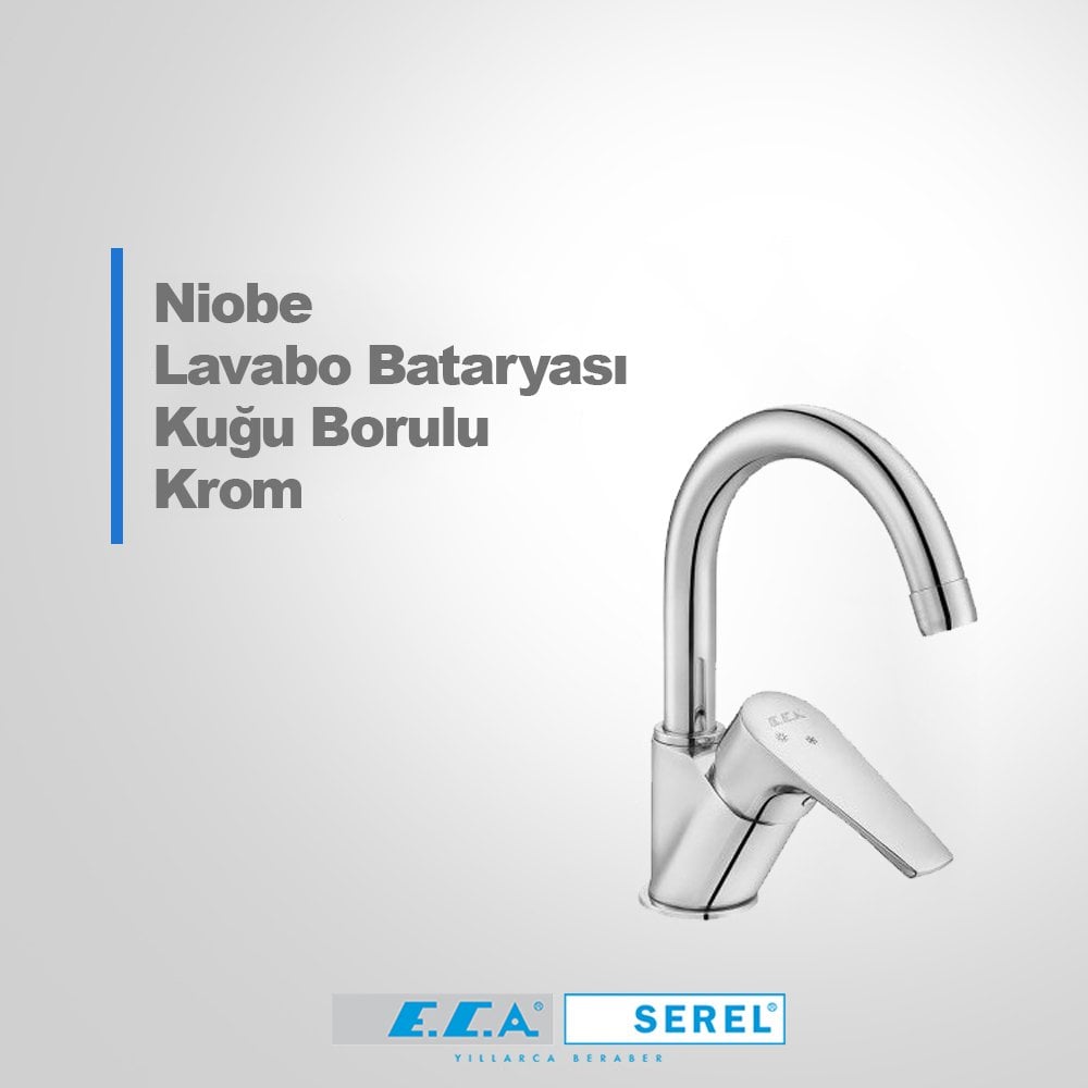 Eca Niobe Kuğu Lavabo Bataryası