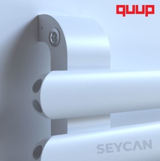 Quup Rifle 2 Dilim İnci Beyaz Alüminyum Havlupan