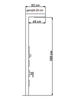 NEWARC BAMBOO DUŞ PANELİ