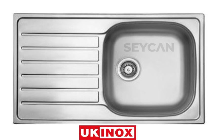 Ukinox Hypnos 50 Sol Damlalıklı Çelik Evye