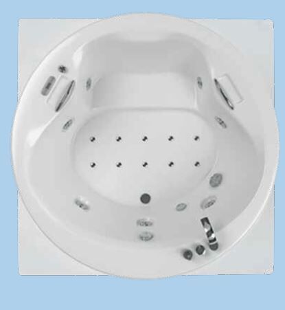 SANACRYL 180x180 AKRLİLİK PANELLİ KÜVET (Kabuk+Ayak+Ön Panel+Yan Panel) A-454