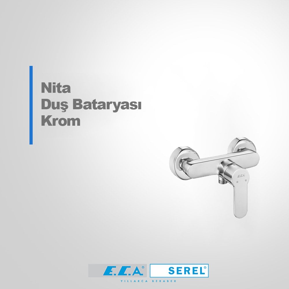 Eca Nita Duş Bataryası Krom