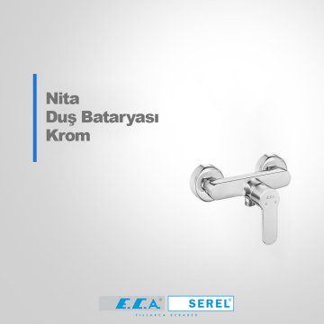 Eca Nita Duş Bataryası Krom