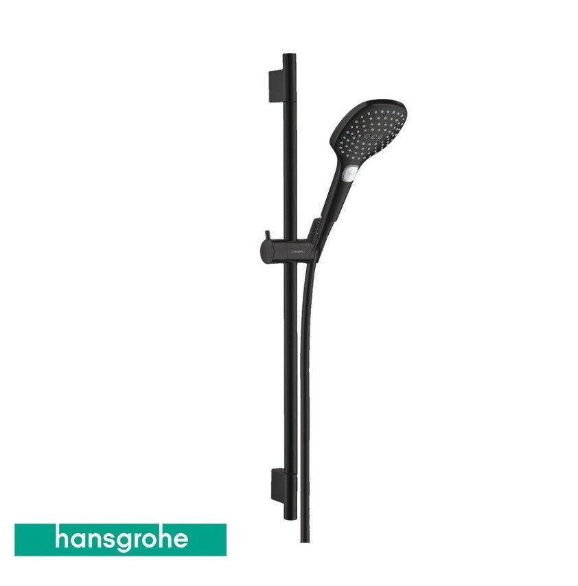 Hansgrohe Raindance Select E 120 3 Jet Sürülü Duş Takımı Satin Siyah