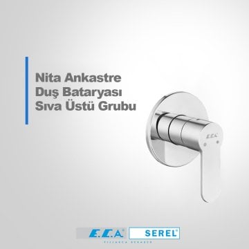Eca Nita Ankastre Duş Bataryası Sıva Üstü Grubu