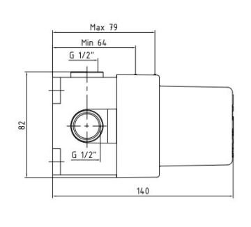Eca Nita Ankastre Duş Bataryası Sıva Altı Grubu