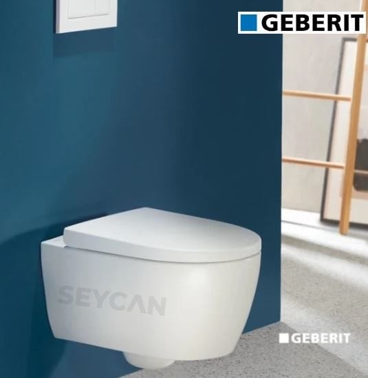 Geberit iCon TurboFlush Asma Klozet + iCon Duroplast Soft Kapak