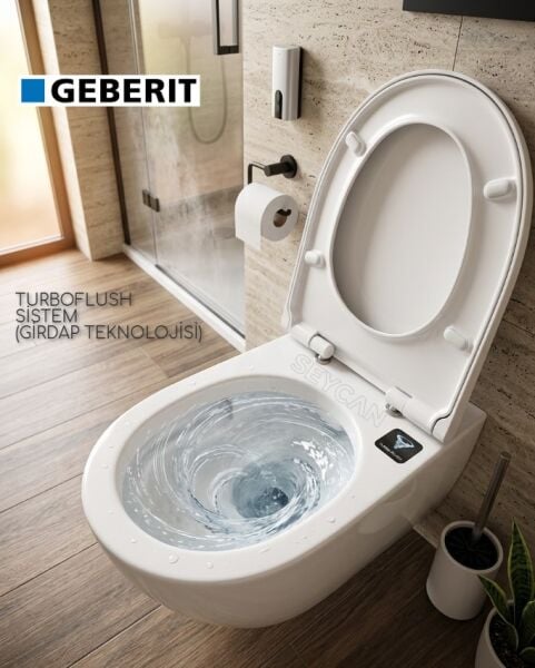 Geberit iCon TurboFlush Asma Klozet Seti