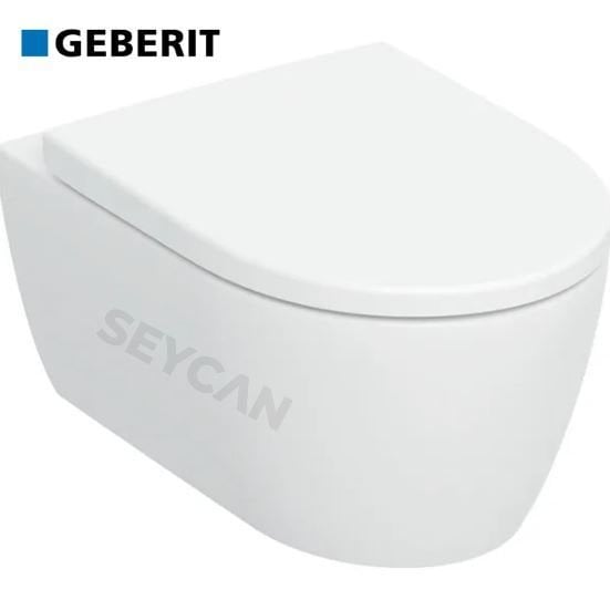 Geberit iCon TurboFlush Asma Klozet + iCon Duroplast Soft Kapak