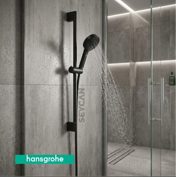 Hansgrohe Pulsify S Sürgülü Duş Seti Satin Siyah
