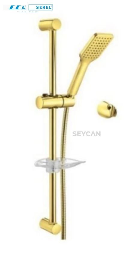 Eca Tiera Sürgülü Duş Takımı Altın