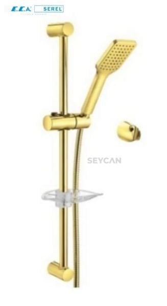 Eca Tiera Sürgülü Duş Takımı Altın