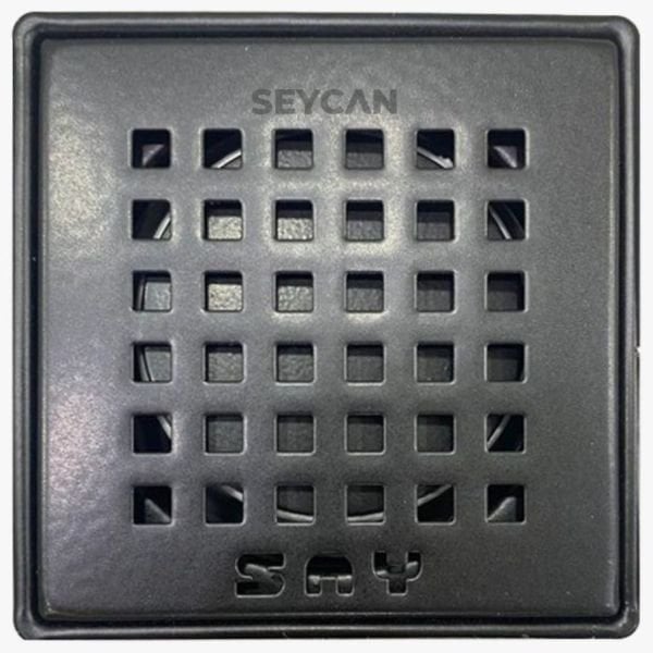 Say Çelik Gözde 10x10 Siyah Yer Süzgeci
