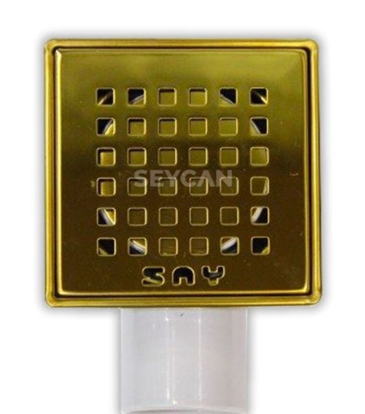 Say Çelik Gözde 10x10 Altın Yer Süzgeci