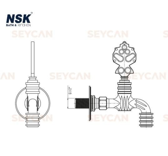 Nsk Armatür Osmanlı Musluğu